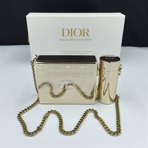 dior minaudiere lipstick holder